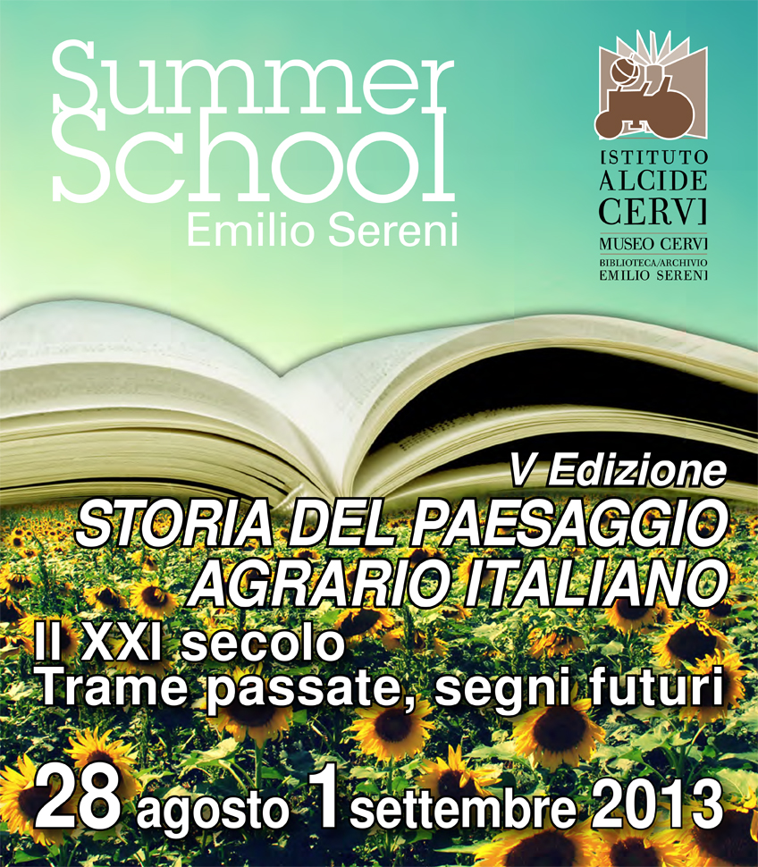 Summer school Emilio Sereni