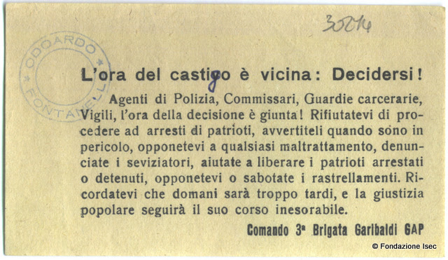 Gap, terrorismo urbano, Resistenza