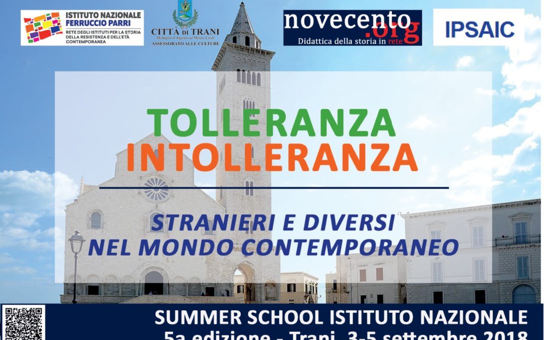 Tolleranza / Intolleranza. Summer school 2018