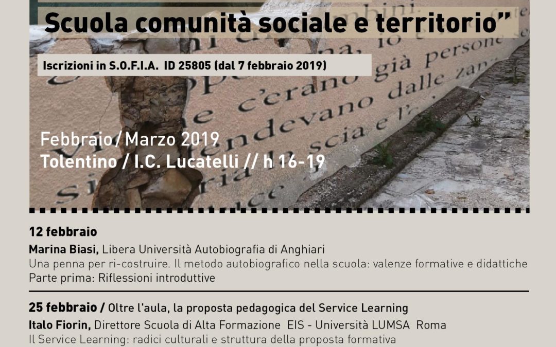 Scuola, comunità sociale e territorio