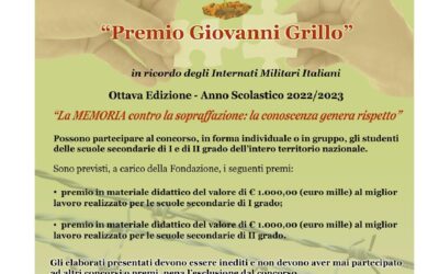 Premio Giovanni Grillo 2022-2023