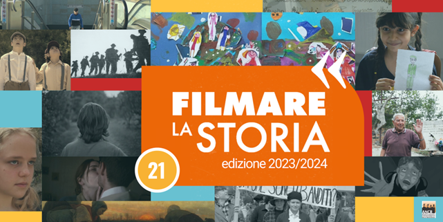 Fino al 3 aprile 2024 scuole e videomaker possono iscriversi a FILMARE LA STORIA 2024