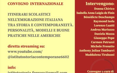 Itinerari scolastici nell’emigrazione italiana tra storia e contemporaneità. Personalità, modelli, buone pratiche nelle Americhe