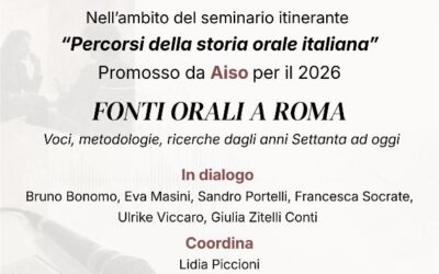 Percorsi della storia orale italiana