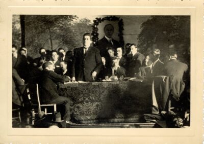 Comizio antifascista in memoria di Giacomo Matteotti